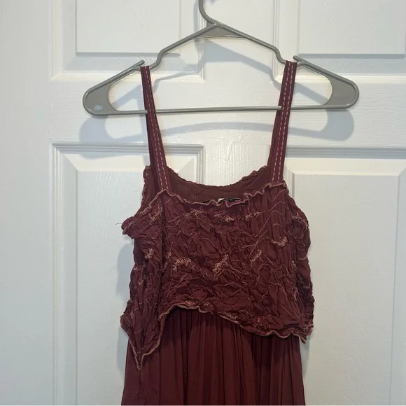 Zara Deep Burgundy Midi Dress - Picture 8 of 10
